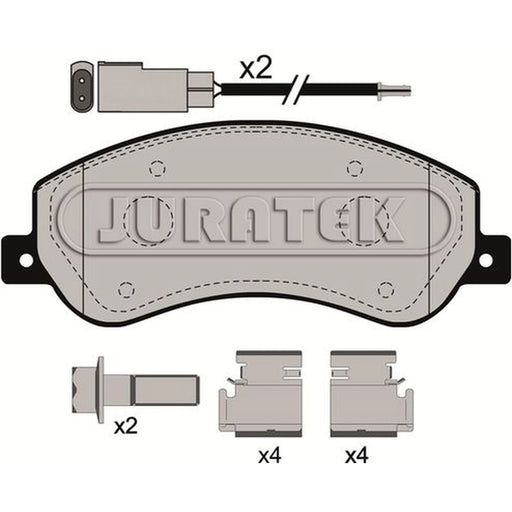 Juratek Front Brake Pad Set JCP112