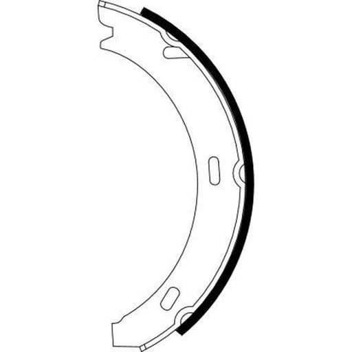 Mintex Parking Brake Shoe Set MFR255