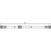 Apec Brake Hydraulic Hose Line Front HOS3703