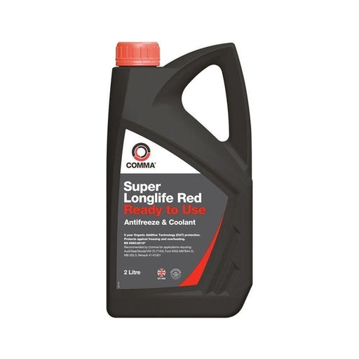 Comma Super Longlife Antifreeze & Coolant - Ready To Use - 2 Litre Comma  - Town Parts