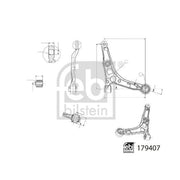 Febi Control/Trailing Arm Front Right 179407