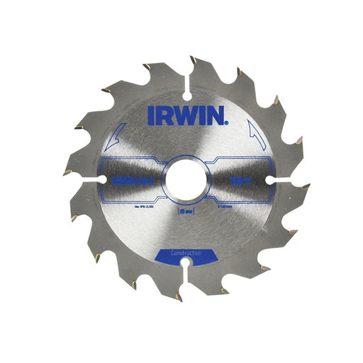 IRWIN® Construction Circular Saw Blade 125 x 20mm x 16T ATB - 1897086