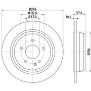 DON Rear Brake Discs PCD18232