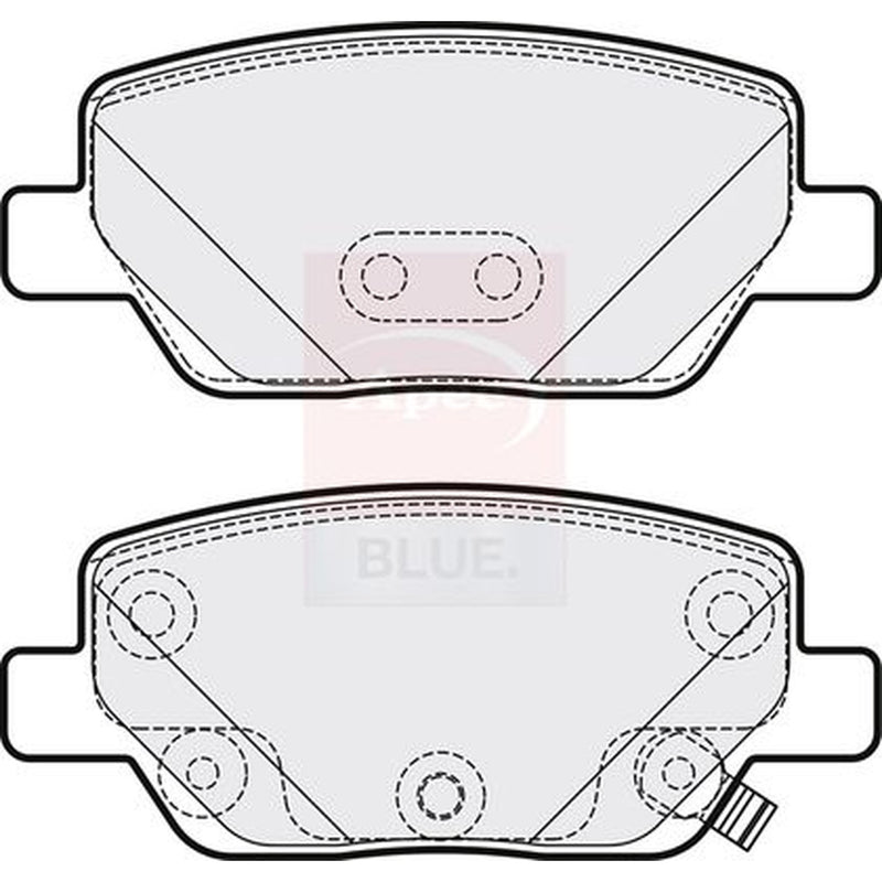 Apec Rear Brake Pad Set PD3791