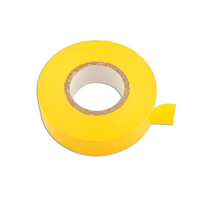 Connect Yellow PVC Insulation Tape 19mm x 20m 10pc - CPL