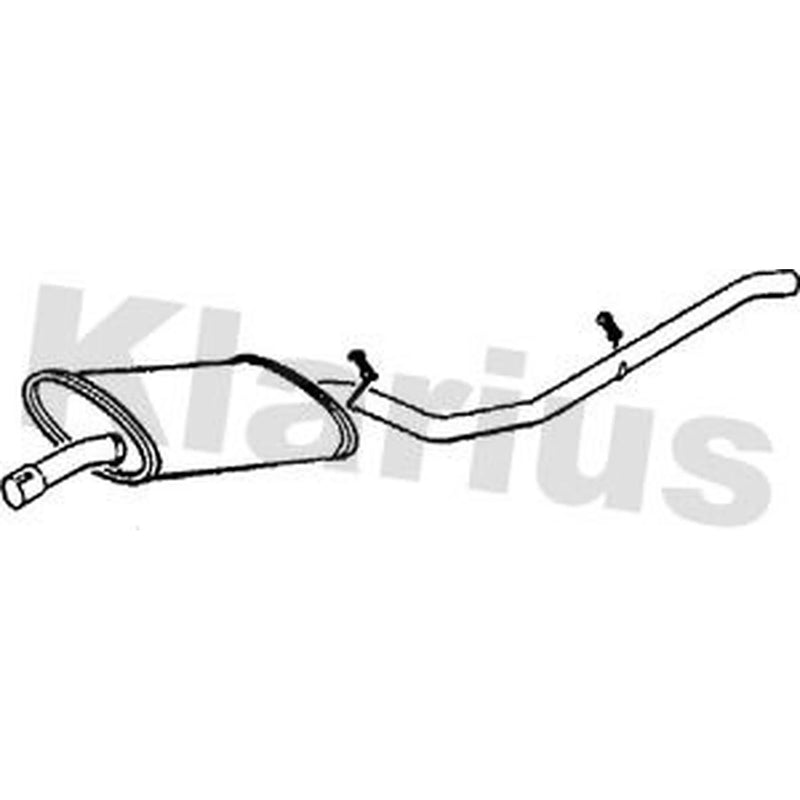 Klarius Box With Tail Pipe Rear FD527E