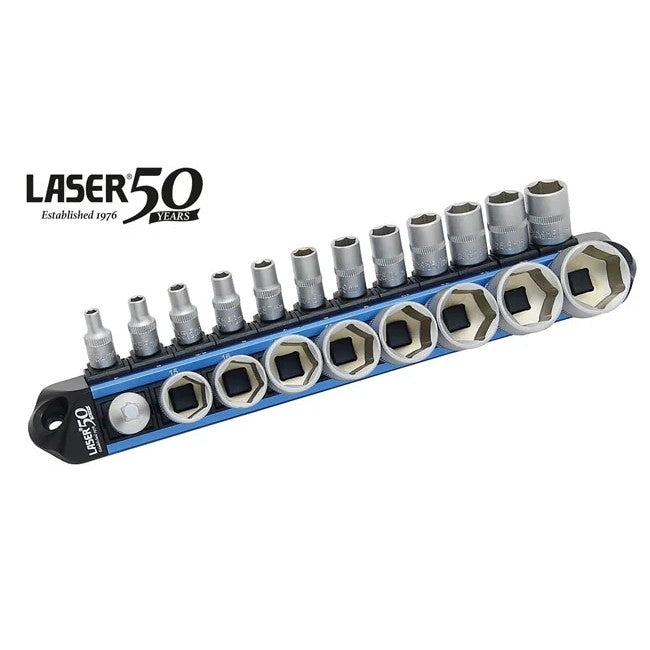 Laser Tools LocSoc Socket Set 1/4"D & 3/8"D 21pc - 50th Anniversary - PL