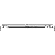 Abtex Brake Hydraulic Hose Line Rear ABH1062