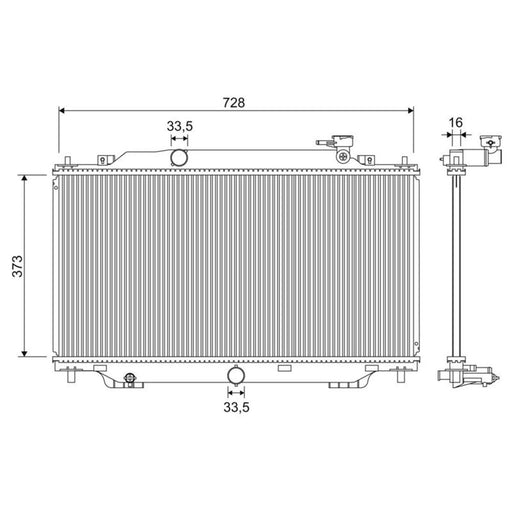 Valeo Engine Radiator 701329