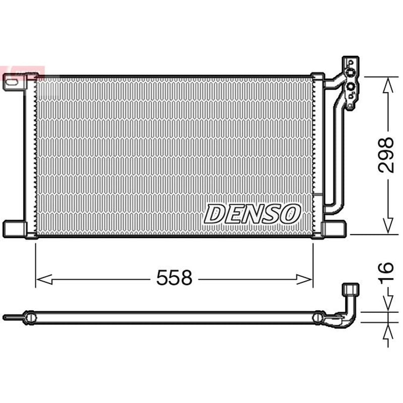 Denso Air Conditioning Condenser DCN05020