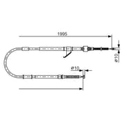 Bosch Handbrake Cable Rear 1 987 482 069