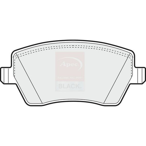 Apec Front Brake Pad Set PAD1312B