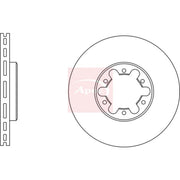 Apec Front Brake Discs DSK2531