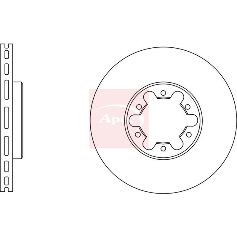 Apec Front Brake Discs DSK2531