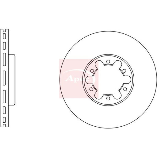 Apec Front Brake Discs DSK2531