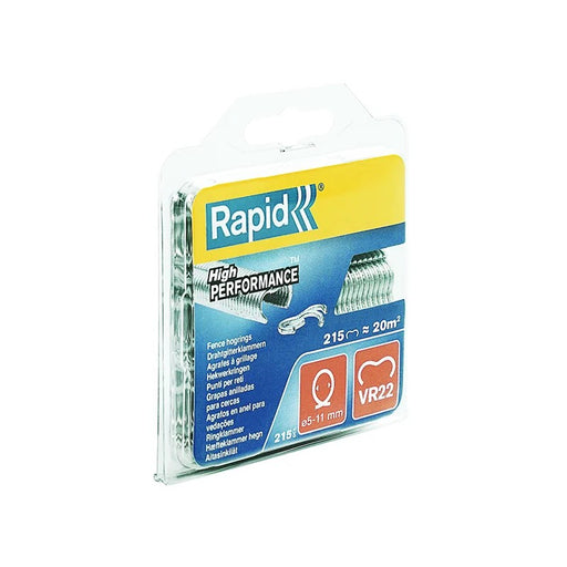 Rapid VR22 Fence Hog Rings Pack 215 Galvanised - 40108801