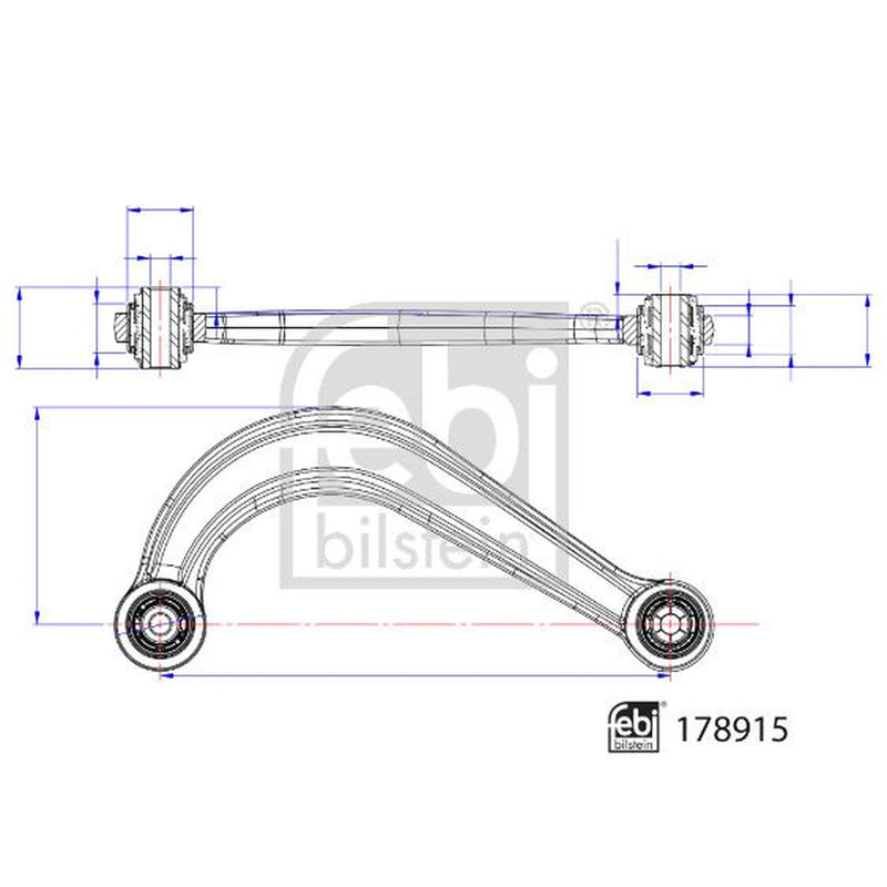 Febi Control/Trailing Arm Rear Right 178915
