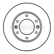 Borg & Beck 2 x Vented Front Brake Discs BBD5927S