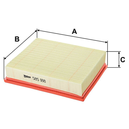 Valeo Engine Air Filter 585188
