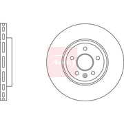 Apec 2 x Vented Front Brake Discs DSK3191
