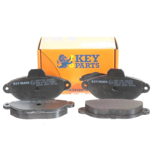 Key Parts 4 x Front Brake Pad Set KBP1738
