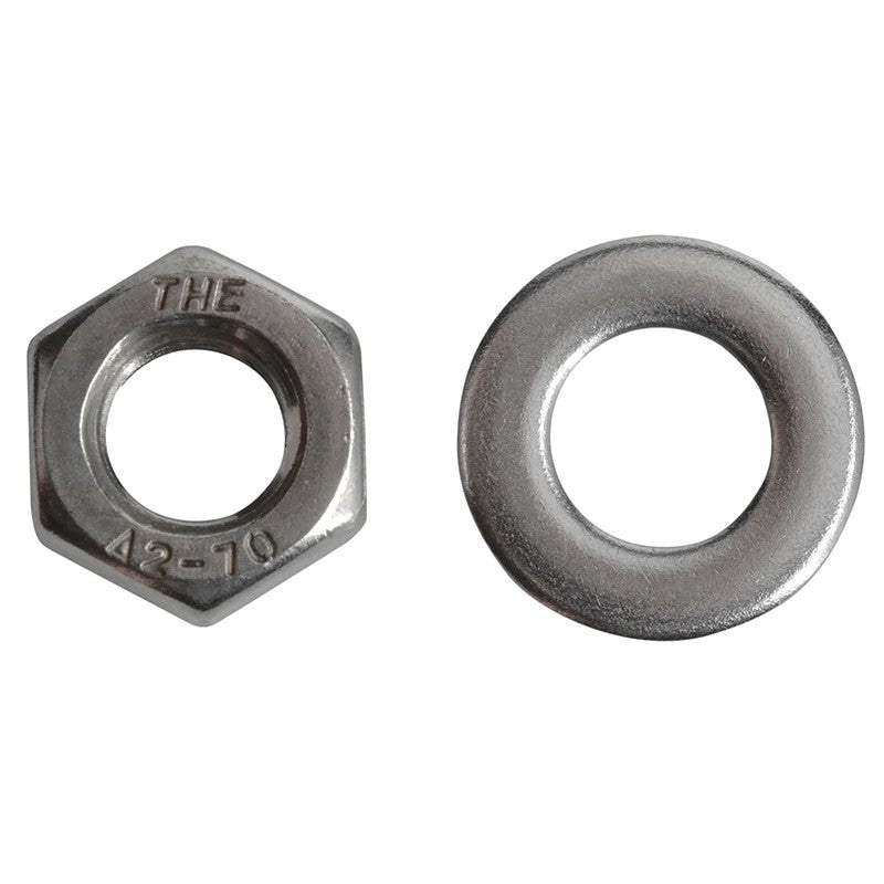 ForgeFix Hexagonal Nuts & Washers A2 Stainless Steel M8 ForgePack 12 - FPNUT8SS