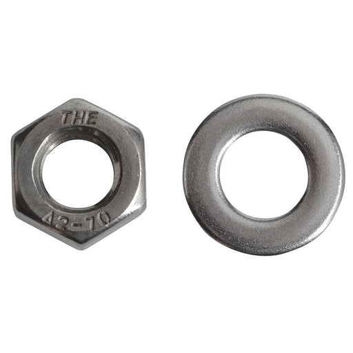 ForgeFix Hexagonal Nuts & Washers A2 Stainless Steel M8 ForgePack 12 - FPNUT8SS