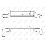 NRF Intercooler (Charge Air Cooler) 30419