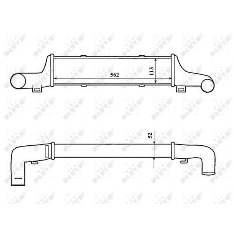 NRF Intercooler (Charge Air Cooler) 30419