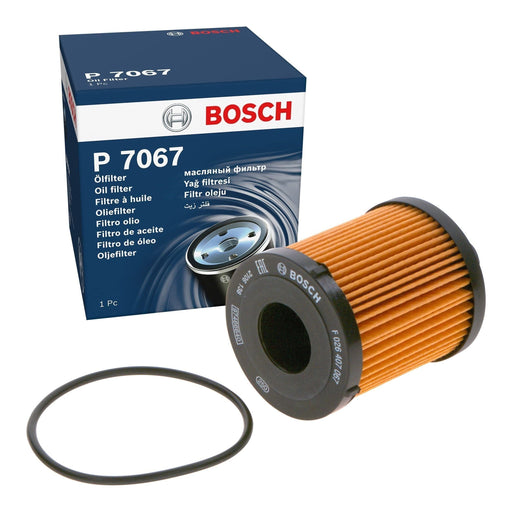 Genuine Bosch Car Oil Filter P7067 Fits Vauxhall Corsa Cdti - 1.3 - 06-14 F02640 Bosch  - Town Parts