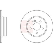 Apec 2 x Solid Rear Brake Discs DSK2043