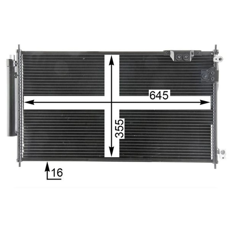 Mahle Air Conditioning Condenser AC 826 000P