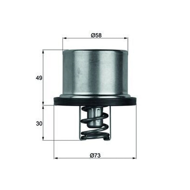 Mahle Thermostat,Coolant THD 1 75