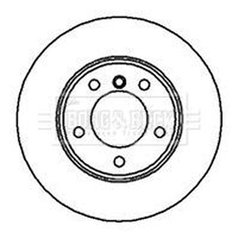 Borg & Beck 2 x Vented Front Brake Discs BBD4952