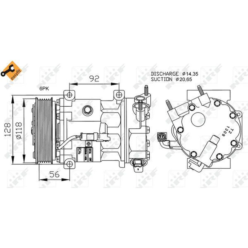NRF Air Conditioning Compressor 32240