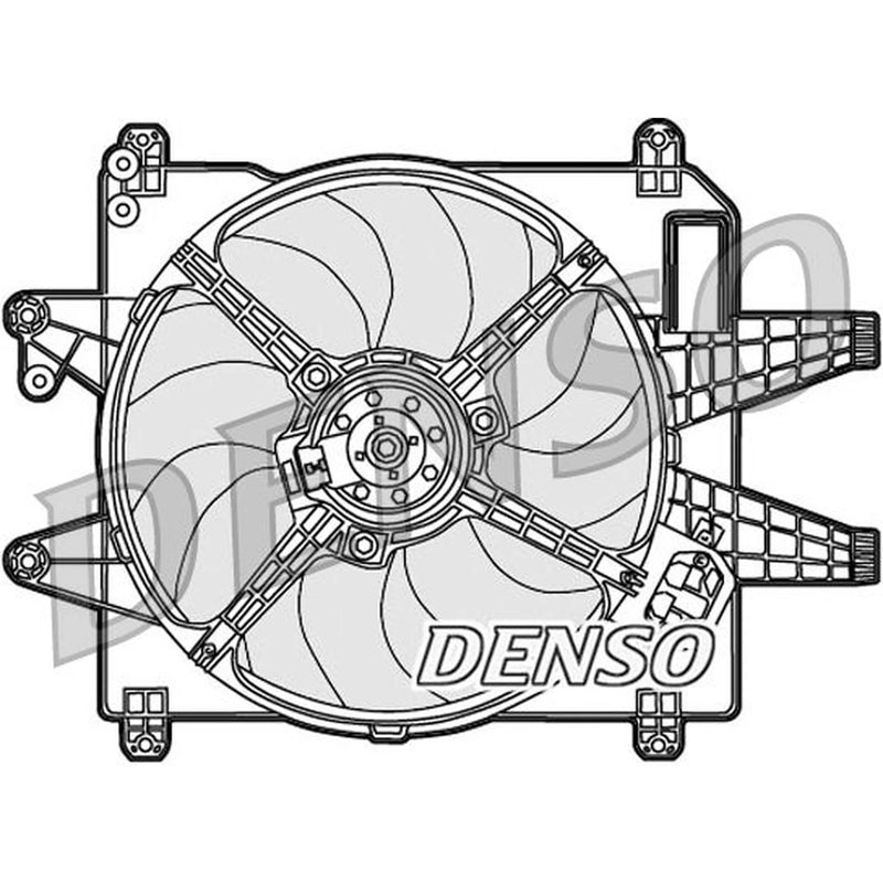 Denso Engine Cooling Fan DER09089