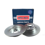 Borg & Beck 2 x Solid Rear Brake Discs BBD4228