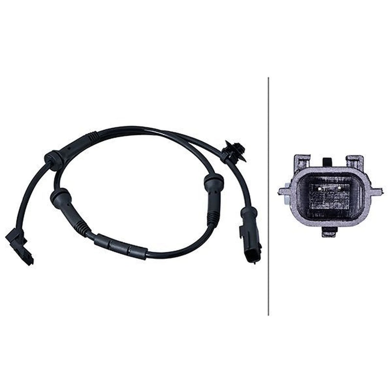 Hella ABS Wheel Speed Sensor Front 6PU 358 216-261