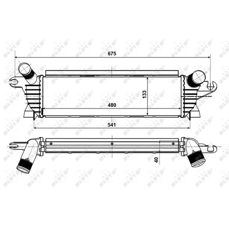 NRF Intercooler (Charge Air Cooler) 30511