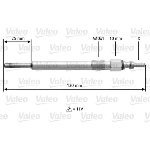 Valeo Diesel Engine Glow Plug 345166