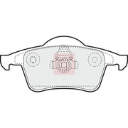 Apec Rear Brake Pad Set PAD1071