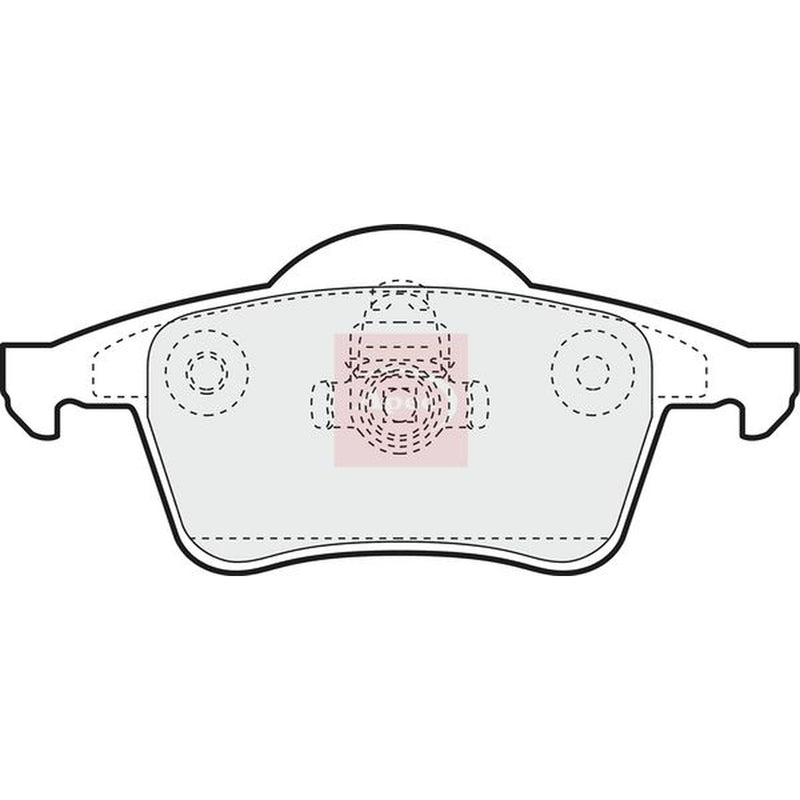 Apec Rear Brake Pad Set PAD1071