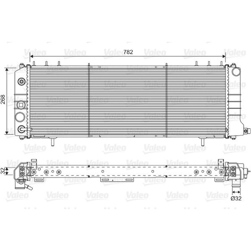 Valeo Engine Radiator 701574