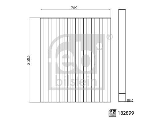 Febi Cabin Air Filter (Pollen Filter)