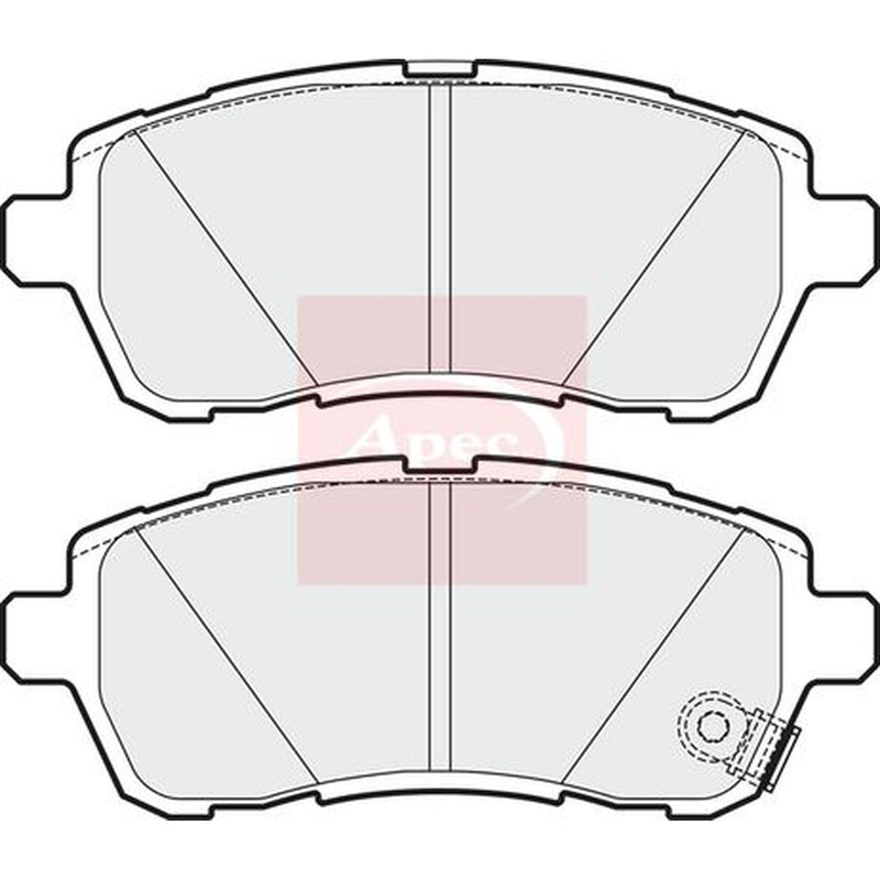 Apec Front Brake Pad Set PAD1626