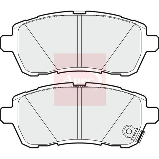 Apec Front Brake Pad Set PAD1626