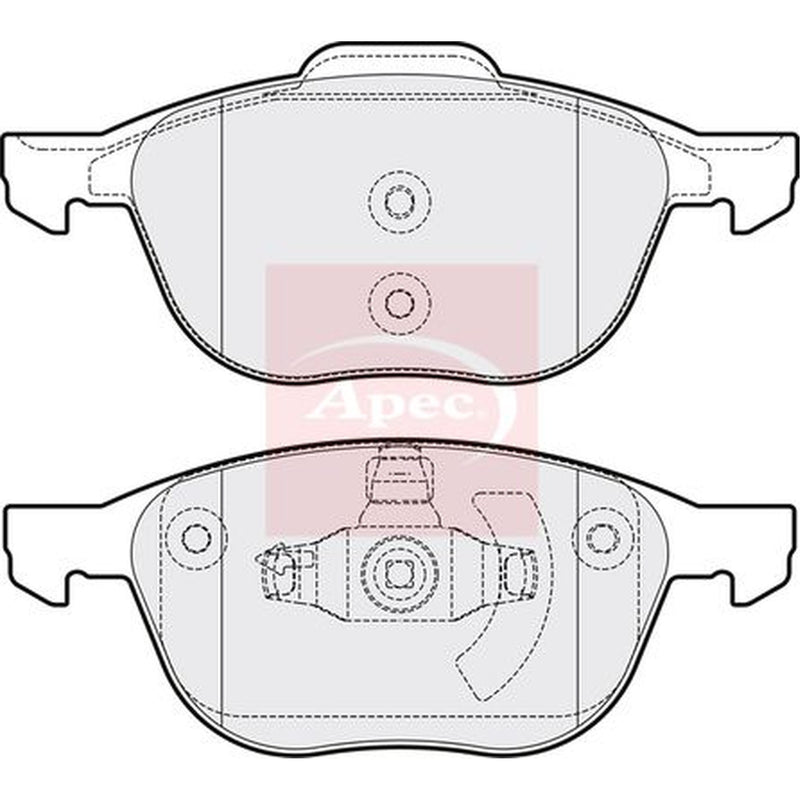 Apec Front Brake Pad Set PAD1415