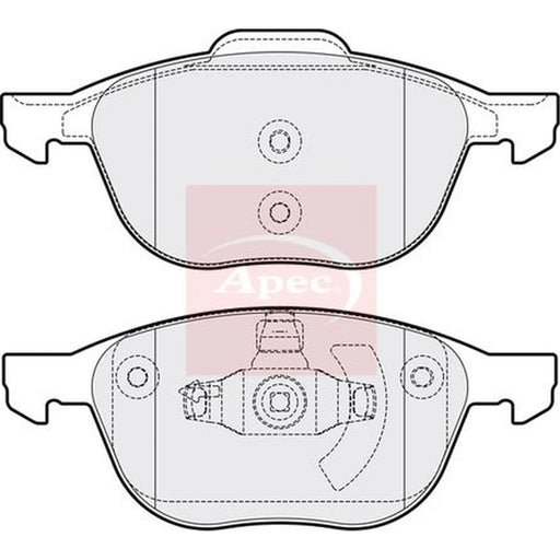 Apec Front Brake Pad Set PAD1415