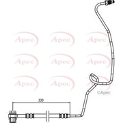 Apec Brake Hydraulic Hose Line Rear Left HOS3768