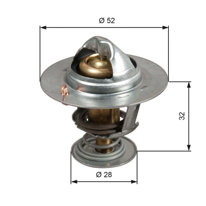 Gates Thermostat,Coolant Upper TH50292G1